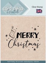 Card Deco Essentials Clear Stamps - Merry Christmas