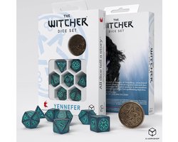 Q-Workshop The Witcher Dice Set - Yennefer - Sorceress Supreme (7 pcs + coin)