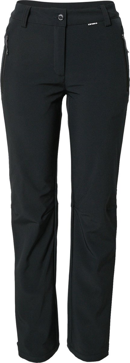 Broek Icepeak Women Bovill Softshell Trousers Zwart