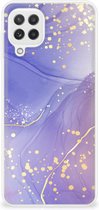 Hoesje maken geschikt voor Samsung Galaxy A22 4G | M22 Watercolor Paars