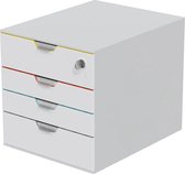 Durable VARICOLOR MIX 4 SAFE - 7626 762627 Ladebox Grijs DIN A4, DIN C4 Aantal lades: 4