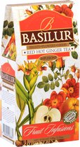 BASILUR Red Hot Ginger - Fruits secs, infusion de fruits d'hiver au gingembre, 100 g
