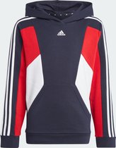 adidas Sportswear Colorblock 3-Stripes Hoodie - Kinderen - Blauw- 152