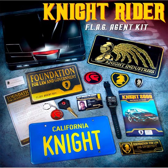 Knight Rider Gift Box F.L.A.G Agent Kit | bol