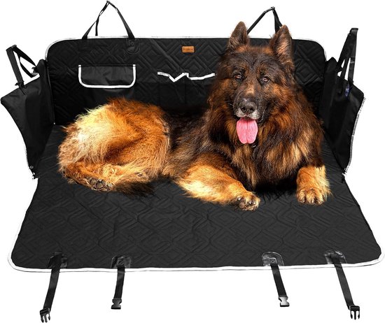 Couverture pour chien pour voiture, coffre et siège arrière,  imperméable