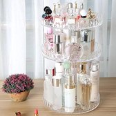 Cosmetische organisator 360 graden roterende multifunctionele make-up opbergdoos Verstelbare cosmetische organisator Acryl cosmetische opslag