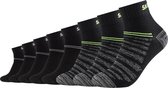 Skechers 3PPK Wm Mesh Ventilation Quarter Socks SK42017-9997, Unisex, Zwart, Sokken, maat: 39-42