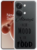 Cazy Coque adaptée au OnePlus Nord 3 5G Mood for Food Noir