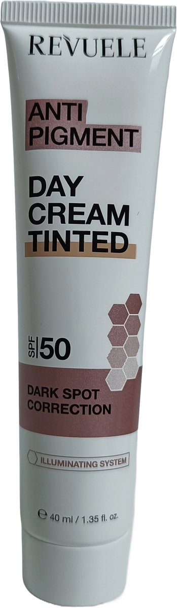 Goedkoopste Revuele - Anti Pigment Tinted Day Cream SPF50 - 40ml