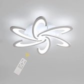 LuxiLamps - 6 LED Ringen Plafondlamp - Dimbaar Met Afstandsbediening - Wit - LED Plafondlamp - Woonkamerlamp - Moderne lamp - Plafonniere