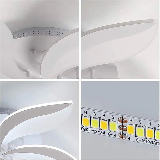 Hanglamp - oosterse lamp - bruin glas - 5 len - mozaïek design - E