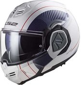 LS2 FF906 Advant Cooper White Blue Modular Helmet XL - Maat XL - Helm