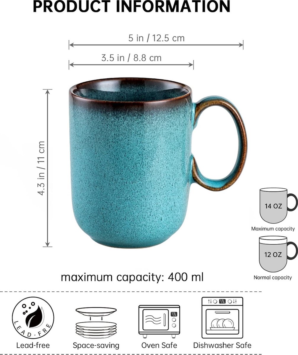 Set 2 Tasses Expresso 60 Ml Céramique Épaisse – Style Concours Barista – Idéal Café & Latte