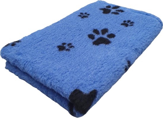Vetbed Grijs Zwart Voetprint Anti-Slip