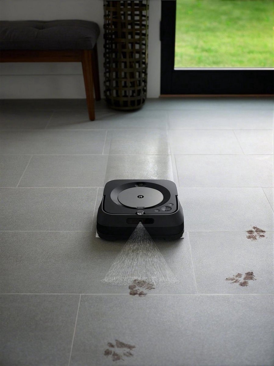 iRobot Braava Jet M6 - Dweil Robot - Zwart - M6132 - Dweilrobot - Met App - Spraakassistent - Goole & Alexa - Smartmapping – foto 4