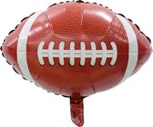 Folieballon Rugby 53x50 cm - Sport - Ballon - EK - WK - Nederlands elftal - Voetbal - Rugby - Golfbal - Softbal - Volleybal - Helium - Leeg - Themafeest - Opening - Sporten - Kantine - Versiering - Teamsport - Teams - Winnaar - Wedstijd - Wedstrijden