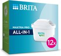 BRITA filterpatronen - Waterfilterpatronen - MAXTRA PRO ALL-IN-1 - 12-Pack - NEW! Verbeterde formule- +50L extra - Voordeelverpakking