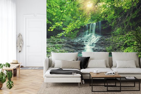 KoKoty Fotobehang 3D muurschildering tropisch regenwoud
