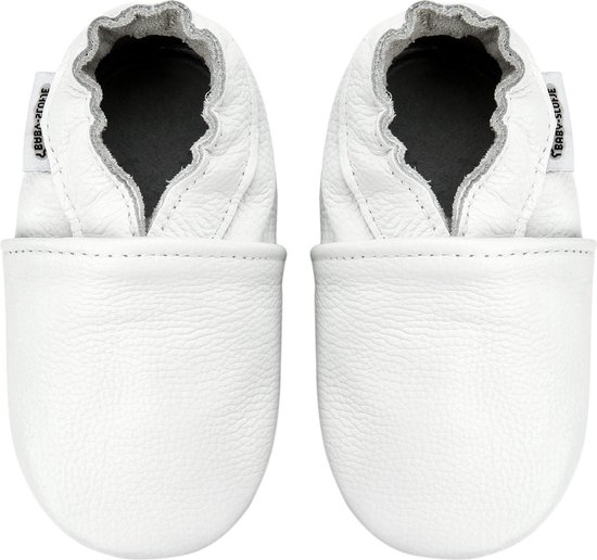 Chaussures bébé en cuir uni Witte de Bébé-Slofje taille 16/17