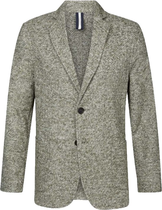 Profuomo - Blazer Wool Green Melange - Homme - Taille 54 - Coupe Slim