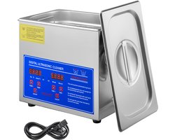 VEVOR Ultrasoon Reiniger JPS-20A Ultrasonic Cleaner 3L Cleaner Ultrasonic Ultrasonic Cleaner Ultrasoon reinigingsapparaat roestvrij staal