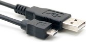 ACT SB0007, 3 m, USB A, Micro-USB B, USB 2.0, Mâle/Mâle, Noir