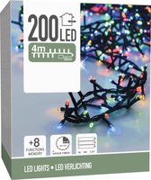 Micro Cluster 200 LED - 4m - multicolore - Batterie - Fonctions d'éclairage - Mémoire - Minuterie