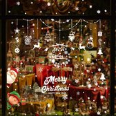 Zelfklevende raamstickers, sneeuwvlokken, raamdecoratie, Kerstmis, pvc, kerstdecoratie, raamstickers, herbruikbaar, voor Kerstmis, raam, winter