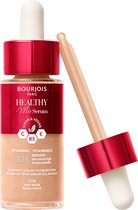 Bourjois Healthy Mix - 55N - Deep Beige, Serum Foundation, laat de huid onmiddellijk stralen, hydrateert tot 24 uur lang, vegan formule, dauwachtige finish, houdt de hele dag lang, 30 ml
