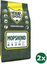 2x3 kg Yourdog mopshond pup hondenvoer