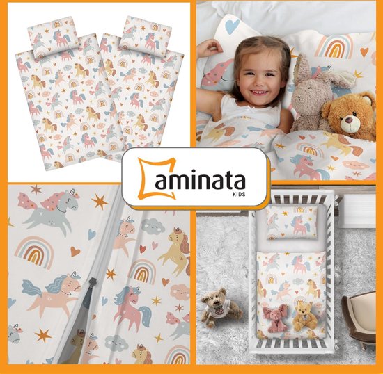 Housse de couette bébé Disney Marie Friends 100 x 135 cm, 40 x 60 cm Référence : JFK039434
