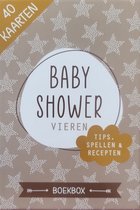 Baby Shower Vieren - 40 Kaarten met tips, spellen en recepten. - Babyshower feestje party