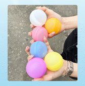Waterballonnen herbruikbaar - 12 herbruikbare waterballonnen - silicone water ballonnen - felle kleuren water ballon - ballonnen gevecht met water