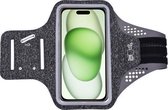 Hardloop telefoonhouder Geschikt voor iPhone 15 - Sportarmband - Reflecterend -Ruimte voor sleutel