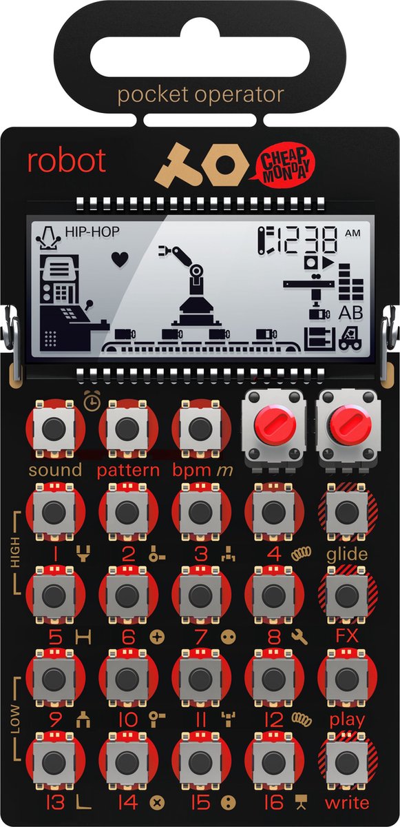 Teenage Engineering PO-28 robot - Mini synthesizer