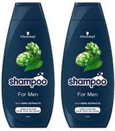 Schwarzkopf Shampoo For men - Duopak 2 x 400 ml