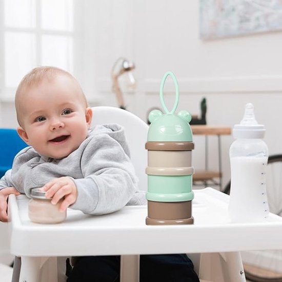 Boîte à lait en poudre Portable pour bébé, boîte de stockage des