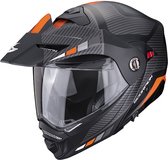Scorpion Adx-2 Camino Matt Black-Silver-Orange L - Maat L - Helm