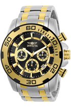 Invicta Pro Diver - SCUBA 22322 Heren Horloge - Waterdicht - Analoog - Quartz Uurwerk - Roestvrij Staal met zwarte Wijzerplaat - 50mm