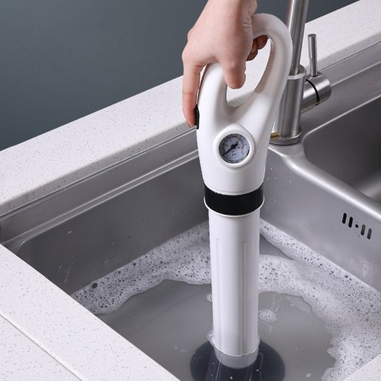 Déboucheur De Toilettes Et Canalisations Haute Pression - Ventouse WC Évier Avec 4 Embouts