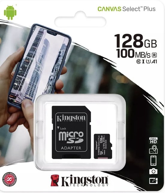 Carte mémoire micro SD SANDISK ULTRA 128GO MICRO SD SDXC CLASS 10 - AYTOO