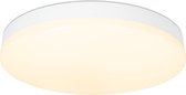 HOFTRONIC - Lumi Badkamer Plafondlamp 30cm Wit - IP54 Waterdicht - 18W 1500 lumen - 2700K Warm wit - Voor woonkamer, badkamer, gang, zolder, kelder en slaapkamer - Plafonniere LED