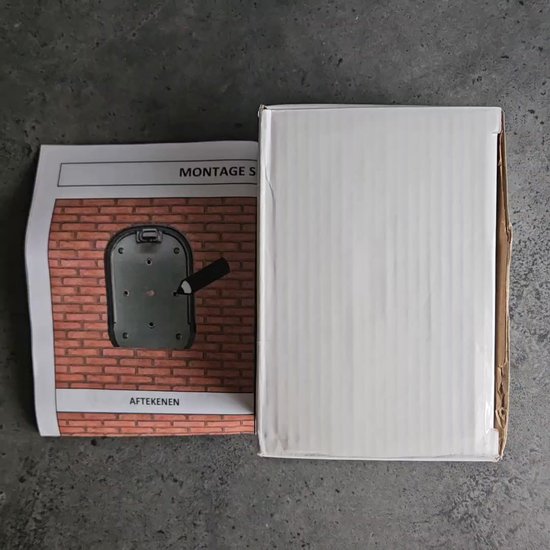 KTUEOV Sleutelbox voor buiten, grote sleutelbox met 4-cijferige code, sleutelbehuizing, wandbeveiliging, waterdicht, roestvrij, voor thuis, kantoor, garage, zwart KTUEOV Sleutelbox voor buiten, grote sleutelbox met 4-cijferige code, sleutelbehuizing, wandbeveiliging, waterdicht, roestvrij, voor thuis, kantoor, garage, zwart