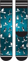 Sock My Feet Penguin - Grappige sokken heren - Maat 39-42 Pinguin - Vrolijke sokken - Grappige cadeaus voor Kerst - Socks First. Nieuwe collectie najaar 2023