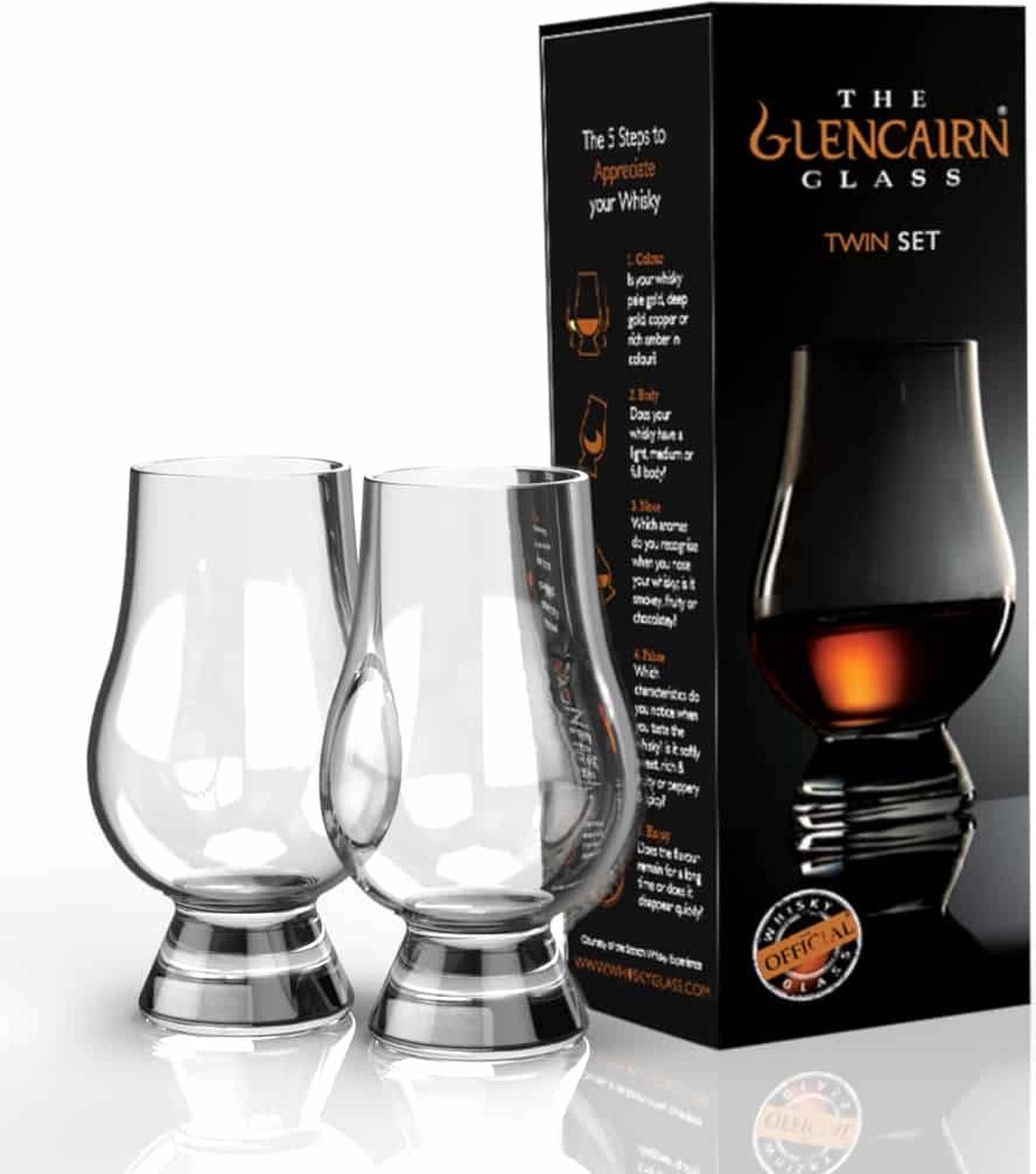 Glencairn whiskey glas twinset van 2 glazen - The Glencairn