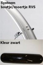 Eurofender Spatbordset elegance 58mm 26 zwart