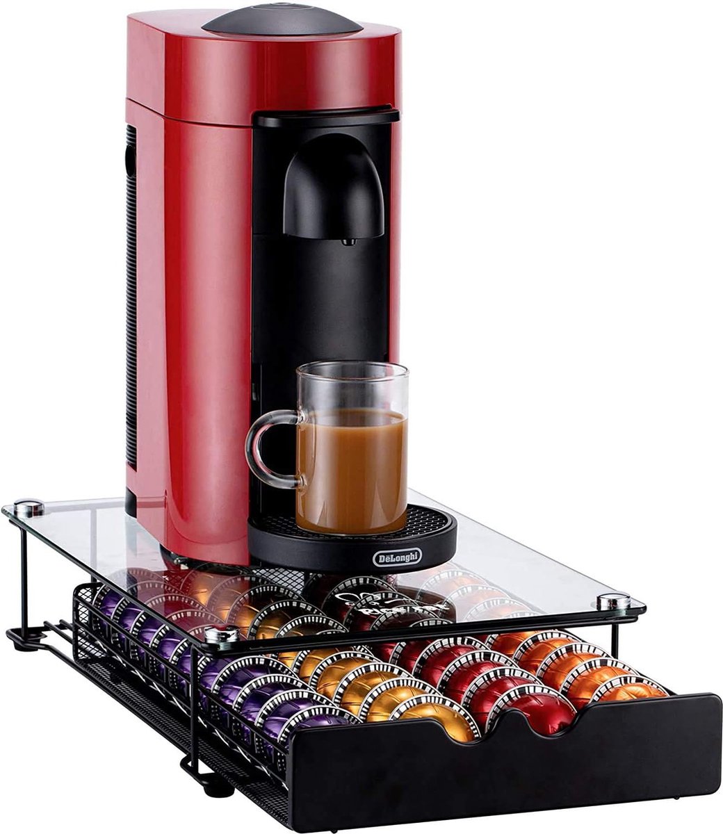 Porte-capsules de café pour tiroir Nespresso Vertuoline, plusieurs niveaux  pour le