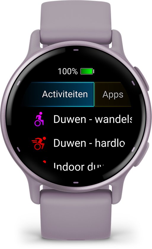 Garmin Vivoactive 5 - Sporthorloge - AMOLED-Scherm - Orchid/Orchid Metallic
