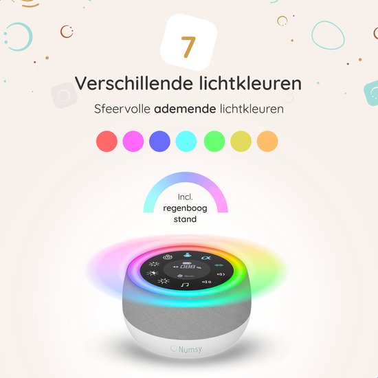 Numsy Touch White Noise Machine Baby - Witte Ruis Machine - Numsy