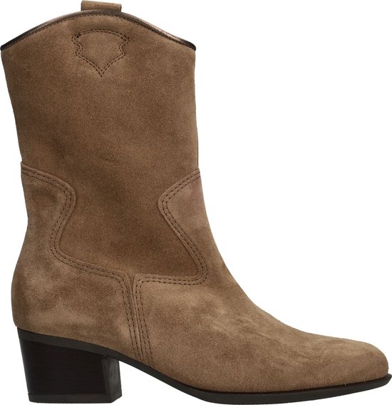 Bottes Cowboy Pour Femme Gabor - Vernis - Tige Courte - Semelle TR - Fermeture à Glissière - 12